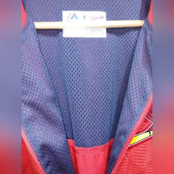 Majestic St Louis Cardinals Red On Field Half-m Zip Jacket size XL Baseball MLB - Picture 5 of 9